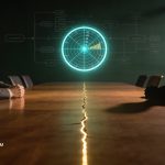 Reunión entre dos generaciones en una empresa familiar enfrentadas en una mesa, con un radar digital simbolizando diagnóstico y toma de decisiones en procesos de sucesión empresarial. Acctua-SC ayuda a empresas familiares en la transición generacional, resuelve red flags y dependencia del fundador, aumenta el valor de venta y optimiza la continuidad empresarial con el Método Waterjet™